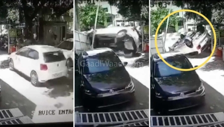 Κατέστρεψε το αυτοκίνητό του δευτερόλεπτα αφού το αγόρασε (vid)