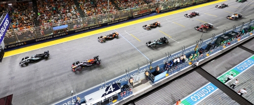 Αυτό είναι το grid του Αγώνα Σπριντ του GP Σιγκαπούρης