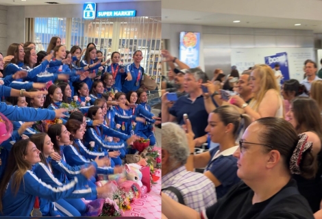 Χαμός στο αεροδρόμιο - Η εθνική ομάδα Cheerleading επέστρεψε με δώδεκα μετάλλια