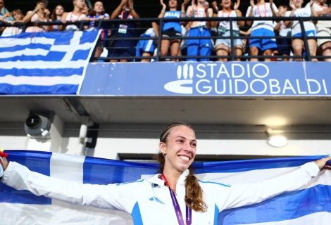 Ιακωβάκη: Η συγκινητική υποδοχή που της επεφύλασσε η ελληνική αποστολή