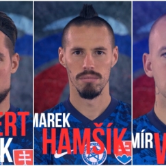 Με Χάμσικ, Μακ και Βάις η Σλοβακία στην αποστολή για το Eurο