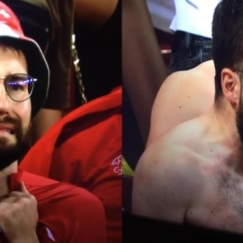 Μυθικός Ελβετός, από την απελπισία στο 87', χωρίς μπλούζα στο 91' και το 3-3 (pic & vid)