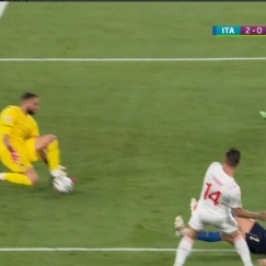 Ιταλία – Ελβετία: Στο 64' η πρώτη επέμβαση του Ντοναρούμα στο Euro (vid)