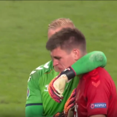 Οι ξέφρενοι πανηγυρισμοί των Άγγλων διεθνών και τα δάκρυα του Μέλε (vid)