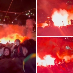 Ξέφρενοι... μεταμεσονύχτιοι πανηγυρισμοί στην Αυστραλία για την μεγάλη πρόκριση στους «16» του Μουντιάλ (vid)
