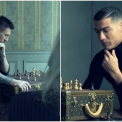 Η Luis Vuitton αποκάλυψε ότι Μέσι και Κριστιάνο δεν βρέθηκαν από κοντά για τη φωτογραφία (vid)
