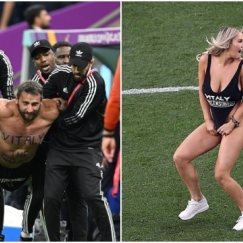 Θυμάστε την εισβολέα του τελικού του Champions League; Ο πρώην σύντροφός της «μπούκαρε» στο Αργεντινή-Ολλανδία (vid)