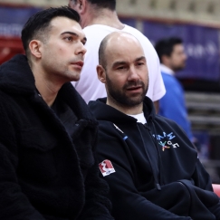 Ο Κώστας Σλούκας με τον Βασίλη Σπανούλη