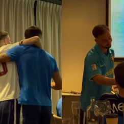 Οι πανηγυρισμοί και το fair play Ισπανών και Αργεντίνων του Αστέρα για τον τελικό του Μουντιάλ