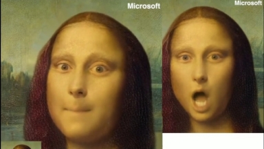 H Microsoft «ζωντάνεψε» τη Μόνα Λίζα και προκάλεσε χαμό στο ίντερνετ (vid)