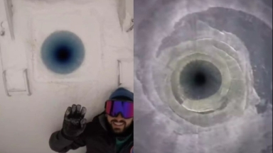 Ερευνητής έριξε την κάμερα του σε τρύπα στην Ανταρκτική: Το μοναδικό θέαμα που καθήλωσε τους χρήστες του διαδικτύου (vid) 