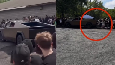 Χαοτικές σκηνές στο Σικάγο: Οδηγός προσπάθησε να κάνει drift με ένα Tesla Cybertruck και έπεσε στο πλήθος (vid)