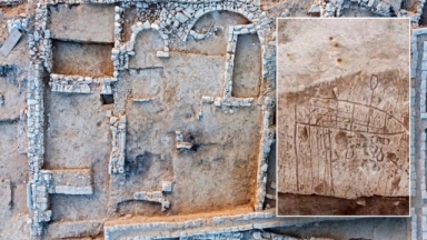 Αρχαιολόγοι σοκαρίστηκαν μόλις ανακάλυψαν σπάνιες τοιχογραφίες από χριστιανούς προσκυνητές πριν 1.500 χρόνια