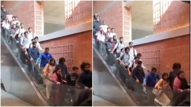 Πανικός σε πανεπιστήμιο στο Μπανγκλαντές: Κυλιόμενη σκάλα «έτρεχε» με ιλιγγιώδη ταχύτητα (vid)