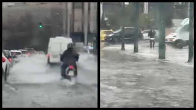 Αδιανόητο: Πλημμύρισε το Σύνταγμα μπροστά από την Βουλή (vid)