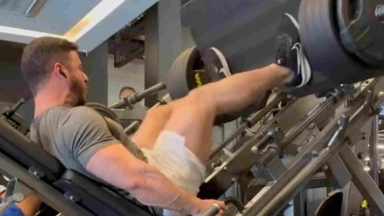 Σοκαριστικός τραυματισμός Βραζιλιάνου bodybuilder την ώρα που έκανε πιέσεις ποδιών με 400 κιλά