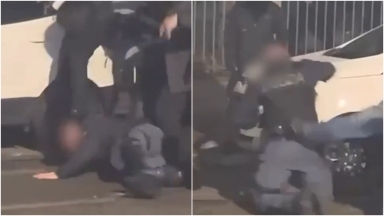 Σφοδρά επεισόδια σε διαδήλωση στο Τορίνο: Σάπισαν στο ξύλο αστυνομικό με σφυρί (vid)