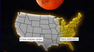 Σκοτάδι για 58 λεπτά στις ΗΠΑ: Η ολική έκλειψη που θα βάψει κόκκινη τη Σελήνη