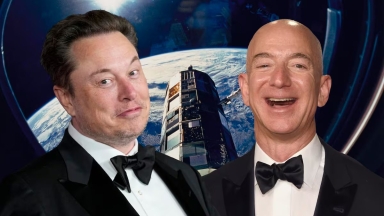 Ούτε οι ΗΠΑ ούτε η Κίνα: Η μάχη για τον έλεγχο του πλανήτη δίνεται από τον Έλον Μασκ και τον Τζεφ Μπέζος στο διάστημα
