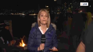 Η στιγμή της επίθεσης στο συνεργείο του Open στη Βηρυτό: Διακόπηκε η σύνδεση με τη Μαρία Καρχιλάκη (vid)