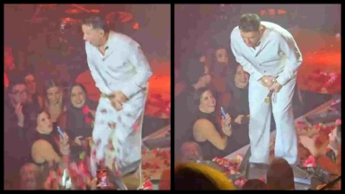 Άτυχος ο Μαζωνάκης: Πανέρι με λουλούδια τον βρήκε στα αχαμνά (vid)