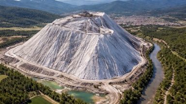 Το βουνό που δεν έπρεπε να υπάρχει: 30 μέτρα ύψος, 1,5 χλμ. μήκος και εκατομμύρια τόνοι... αλατιού