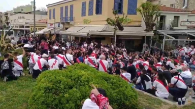 Έλληνες φίλαθλοι στο πλευρό της Ράγιο Βαγιεκάνο στο ματς με την ΑΕΚ!