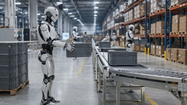 Στην Κίνα 120 ρομπότ έγιναν «πρακτικάριοι» και μαθαίνουν πώς δουλεύει ένα εργοστάσιο