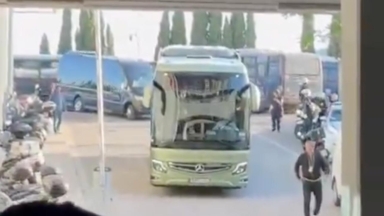 Συνοδεία ισχυρής αστυνομικής δύναμης η Βαλένθια στο T-Center