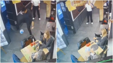 Ιταλός σερβιτόρος την είδε... Ροναλντίνιο μέσα σε εστιατόριο: Έσπασε ποτήρι πελάτισσας στο πρόσωπό της (vid)
