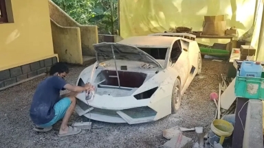 Ινδός δεν είχε λεφτά για Lamborghini: Σε 3 χρόνια έφτιαξε δική του με παλιοσίδερα και μηχανή από Maruti 800 (vid)