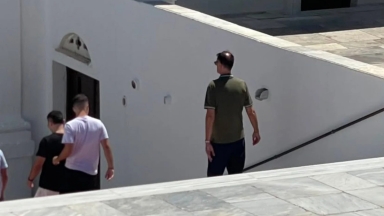 Στην Παναγία της Τήνου ο Γιώργος Μπαρτζώκας