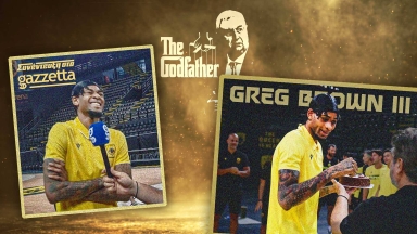 Μπράουν στο Gazzetta: «Aποκαλούμε "Godfather" τον Σάκοτα, φέτος θα πάρουμε το BCL»