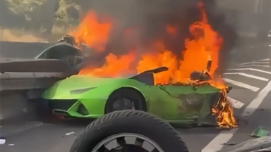 Φρικτό τροχαίο στο Παρίσι: Lamborghini με 200 χλμ./ώρα κόπηκε στα δύο – Νεκροί πατέρας και γιος (vid)