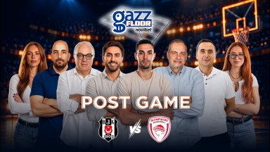 Post Game Show με Παπαπέτρου, Μακρή, Μπούτσκο για το Μπεσίκτας-Ολυμπιακός | Gazz Floor by Novibet