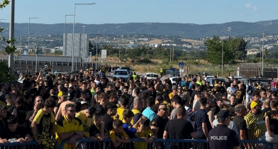 Από νωρίς χαμός στο αεροδρόμιο «Μακεδονία» για Σπανούλη