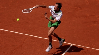 Ο Ντανίλ Μεντβέντεφ στο Roland Garros