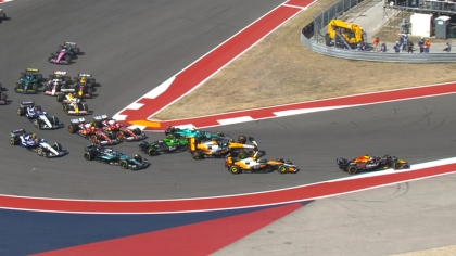 «Μακελειό» στην εκκίνηση του Σπριντ στο GP ΗΠΑ, εκτός αγώνα Νόρις και Πιάστρι (vid)