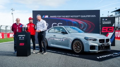 Ο Μαρκ Μάρκεθ κέρδισε το BMW M Award του MotoGP και πήρε για βραβείο μια M2 CS