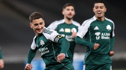 Ο Τζούρισιτς πανηγυρίζει εναντίον του Πανσερραϊκού