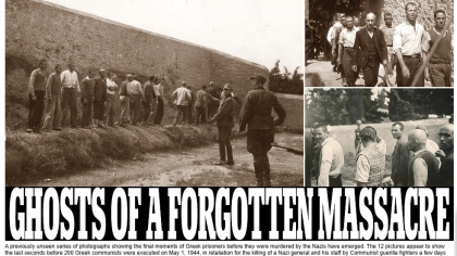 Πρώτο θέμα στην Daily Mail οι φωτογραφίες των εκτελεσθέντων στην Καισαριανή το 1944