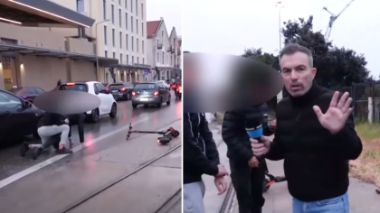 Πάτρα: Πιτσιρικάδες σε δικάβαλο πατίνι «έφαγαν» σαβούρα σε live μετάδοση (vid)