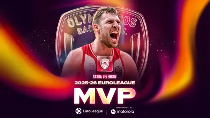 Ο Βεζένκοβ αναδείχθηκε MVP της EuroLeague για τη σεζόν 2025-26