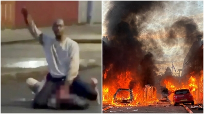 Πύρινο μέτωπο το Μπέλφαστ μετά την κατακρεούργηση άνδρα από Σουδανό: Έκαψαν σπίτια μεταναστών (vid)