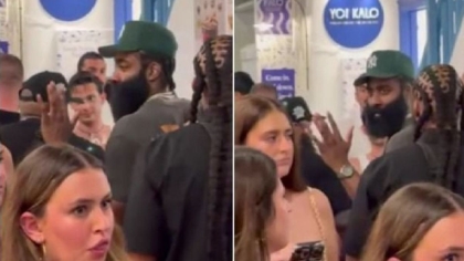 Μύκονος: Η αμήχανη στιγμή που ο James Harden «τρώει» πανηγυρικό άκυρο από τουρίστρια (vid)