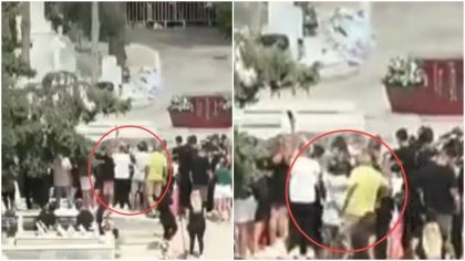 Θαυμαστές του Μαζωνάκη πάτησαν σε μνήμα, κατέρρευσε και βρέθηκαν στο χώμα: «Τι ασέβεια θεέ μου» (vid)