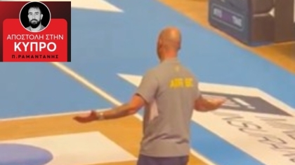 Έξαλλος ο Σπανούλης με φάουλ που χρέωσαν τον Χαραλαμπόπουλο στο φιλικό του Άρη κόντρα στη Μακάμπι