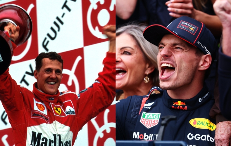 To… άπιαστο ρεκόρ του Σουμάχερ που δεν ισοφάρισε ο Φερστάπεν