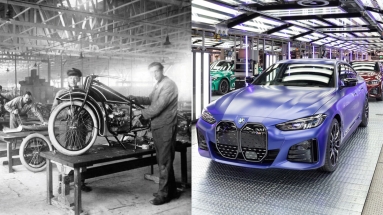 Από τις μοτοσικλέτες στην ηλεκτρική i4: Έναν αιώνα ζωής συμπλήρωσε το εργοστάσιο της BMW στο Μόναχο (vid)