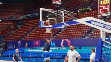 Η προπόνηση του Κώστα Αντετοκούνμπο στο Mediolanum Forum (7/9)